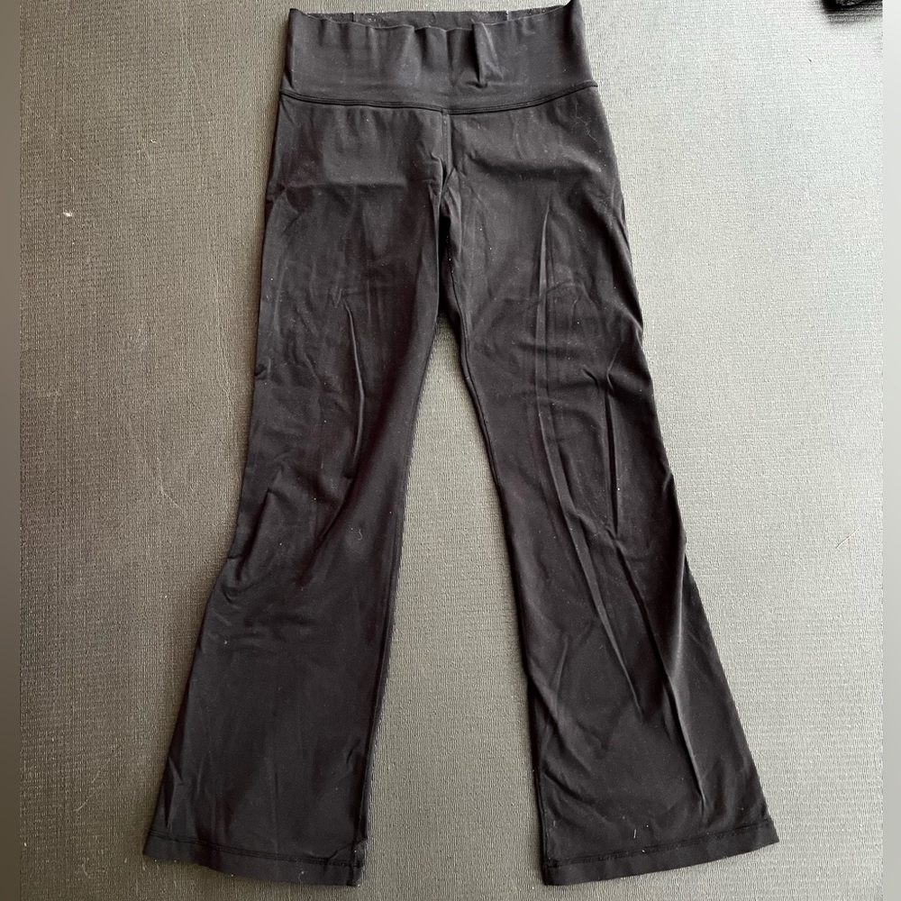 Lululemon Black Yoga Flared Leg Pants